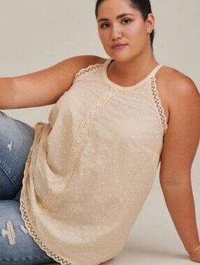 Torrid Size 2 Goddess Neck Tank Top